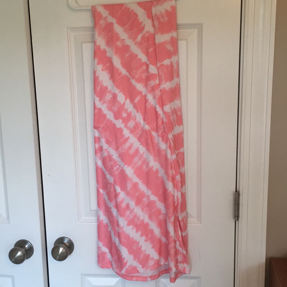 Tie dye maxi skirt